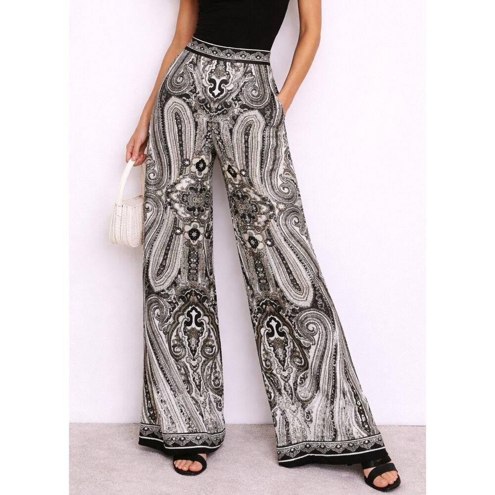 NWT Philosophy Palazzo Wide Leg Pants XS Boho Resort Hippie Coastal Vacation